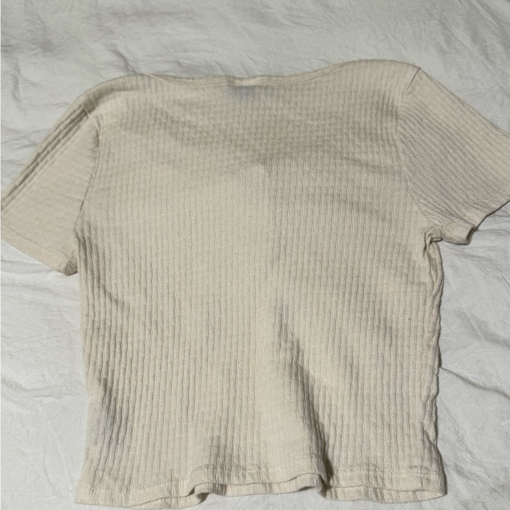 Wild fable crop top in cream